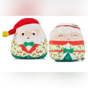 Rare Squishmallows FlipAMallows Nick Santa & Nicolette Mrs. Claus 5" New & tag